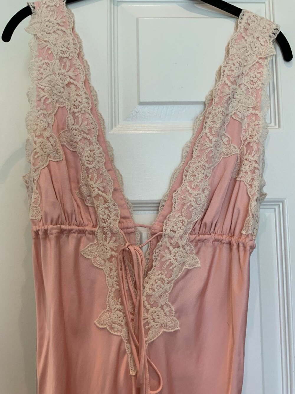 NWT Rumored Venice Maxi Dress Baby Pink Lace Slip Dress Size S